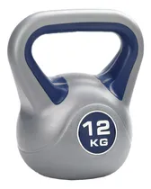 Comprar Justgofit Kettlebell Colorido Crossfit Musculação Fitness 12 Kg Cor Cinza com Azul