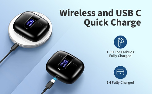 Tagry X08 True Wireless Earbuds Audífonos Inalámbricos