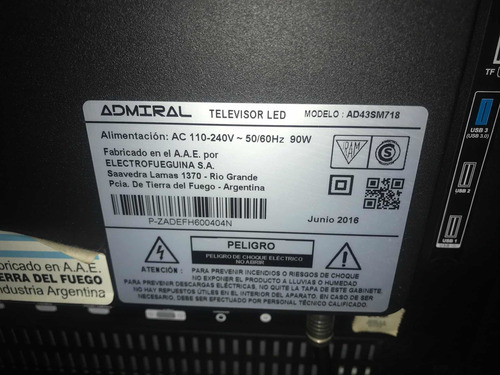 Smart Tv 43 Full Hd Admiral