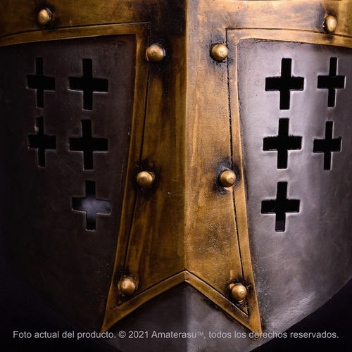 Imagen 7 de 10 de Casco Templario Sugarloaf Espada Templarios Cruzados
