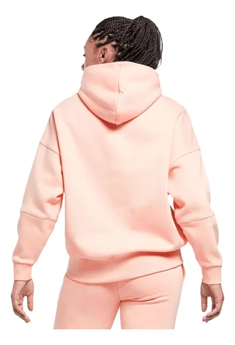 Sudadera Reebok Casual Studio Recycled Mujer Beige Env o gratis