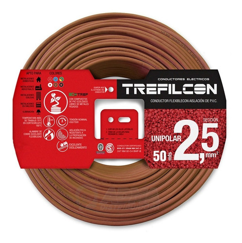 Cable Unipolar 2.5mm Normalizado Trefilcon X 50m *c*