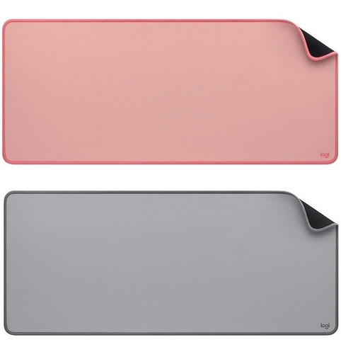 Imagen 1 de 7 de Mouse Pad Logitech Desk Mat Rosa 70x30cm Pink Pc Notebook