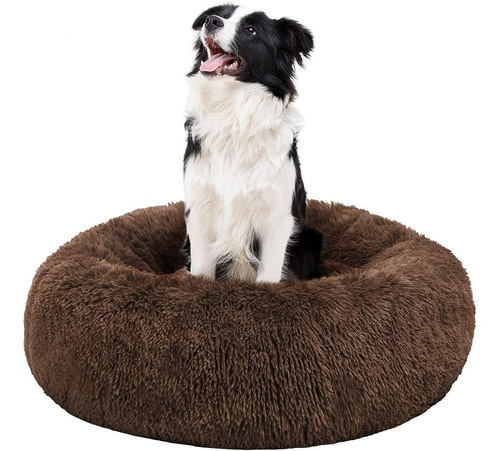 Cucha Cama Colchon Puff Plush Mascota Antiestress 60cm Atrix