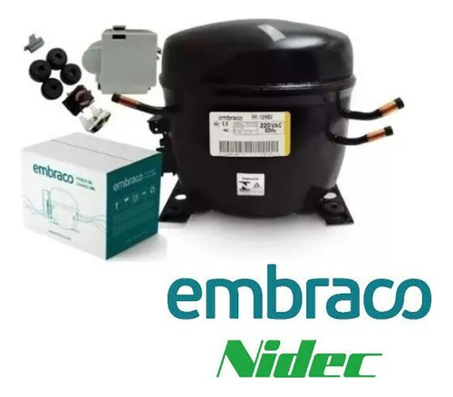 Compresor 1/3hp R134a 110v/60hz Lmbp Baja Egas100hlr Embraco