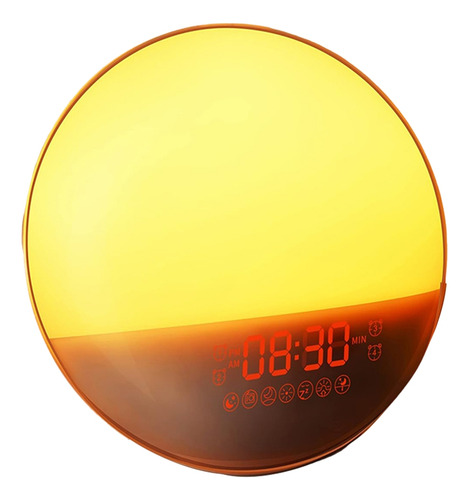 Hx Hxdespertador Sunrise Con Luz De Despertador Dual, Radio