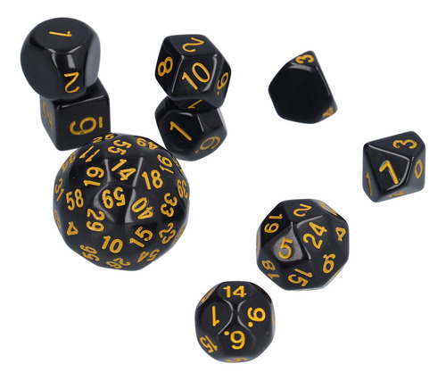 D3d100 Juego De Dados Poliédricos De 15 Piezas De 3 Caras