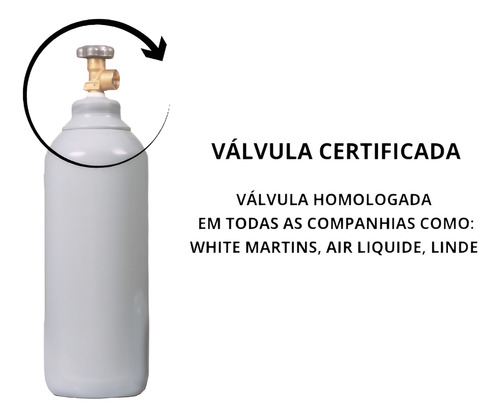 Cilindro De Aço Para Nitrogenio Refrigeração Vazio