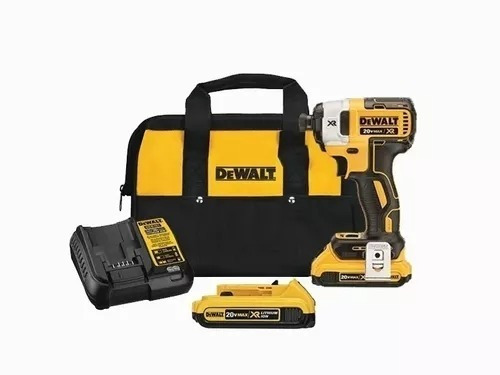 Kit Atornillador De Impacto Dewalt Dcf887 20v