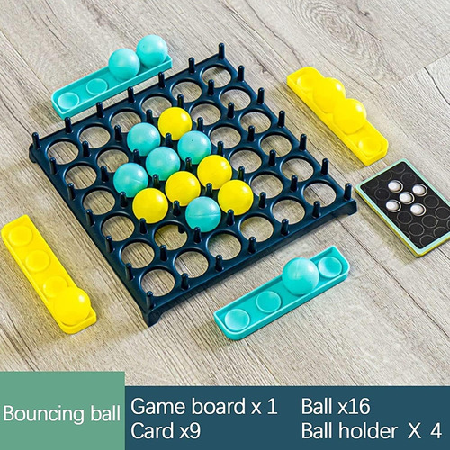Qmici Bounce Ball Juego De Juegos Family Farty, Jumping Conn