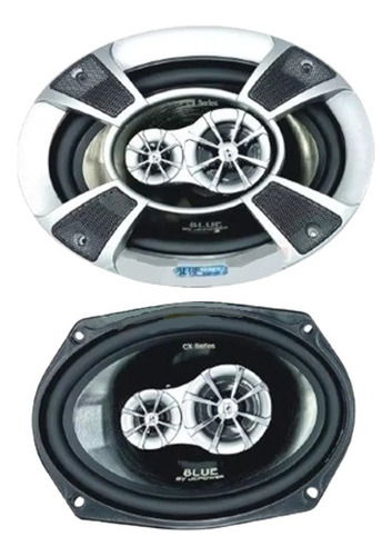 Par D Bocinas 6x9 3 Vías 300 Watts Jc Power Blue Series Cx69