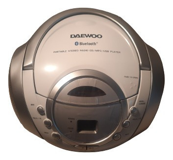 Imagen 2 de 6 de Equipo Reproductor Cd Daewoo Di-5038 Bluetooth Am Fm Usb