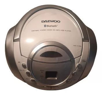 Daewoo Radio Portátil CD/MP3/USB/Radio Estéreo Azul