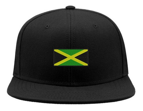 Gorra Gorro Visera Plana Snapback Reggae Bandera Jamaica