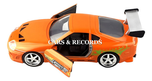 Toyota Supra Brian F&f Nuevo Sin Caja - M Jada 1/32 Naranja