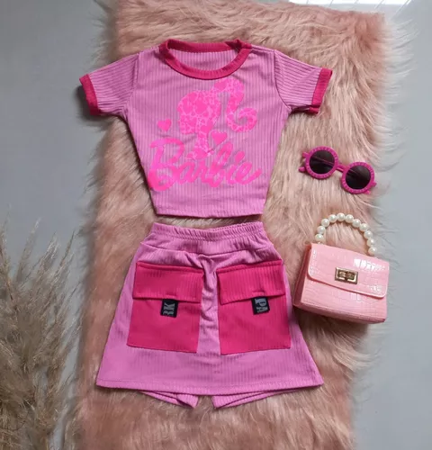 Roupa infantil menina da Barbie moda Blogueirinha - Blogueirinha