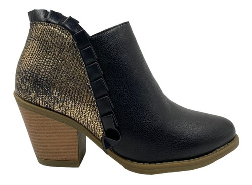 Botin Negro Moda Zarac