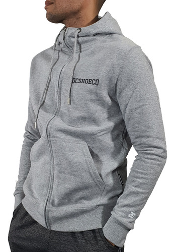 Campera Dc Lifestyle Hombre Riot Gris Melange Cli