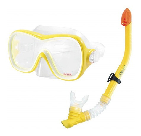 Set Buceo Mascara Y Snorkel Wave Rider Intex