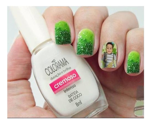 10un Folhas Papel Para Adesivos De Unhas Solta Com Água