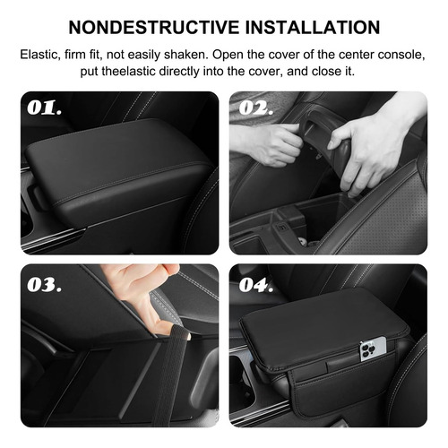 ;= Funda Cubre Descansa Brazos Almohada Cuero Codera Auto