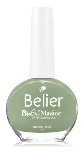 Esmalte Belier Bio Gel Master - mL Color Verde cactus