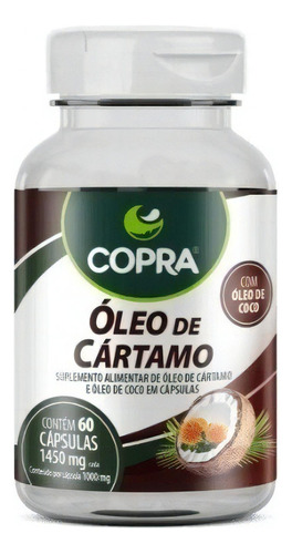 Óleo De Cártamo + Óleo De Coco 60 Caps Antioxidante - Copra