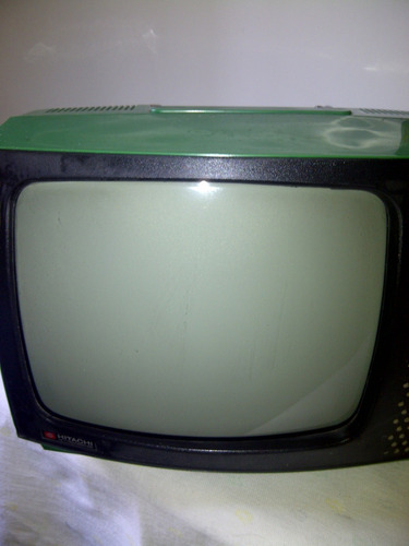 Imagen 1 de 8 de Televisor Usado Dañado 14 Pulgadas Blanco Y Negro