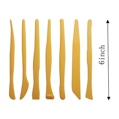 14pcs Set Plastic Crafts Clay Modeling Tool Pottery Car...