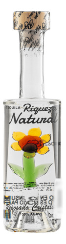 Tequila Riqueza Natural Reposado Cristalino Girasol 100 Ml