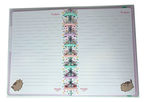 Cuaderno Inteligente A Disco Mooving Loop A5 16x22cm Pusheen