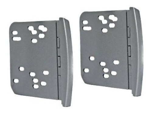 Moldura Som Central Multimídia Dvd 2 Din Ford Focus Prata