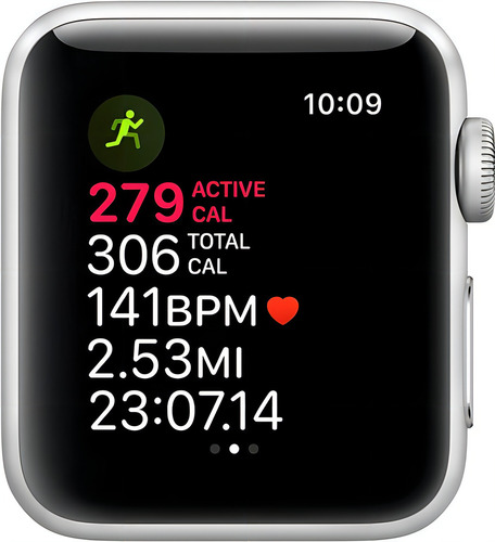 Apple Watch Series 3 (gps + Celular) 38mm Banda Sport Negra - Bueno (Reacondicionado)
