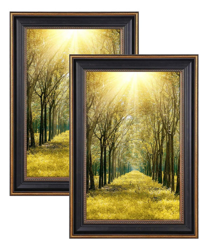 Space Art Deco, Portarretratos De 12 X 18 Pulgadas Sin Paspa