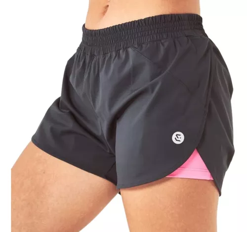 Short Deportivo Con Calza Mujer Bolsillo Eurosport Sgind