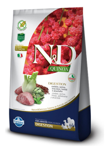 Ração N&d Quinoa Digestion Cordeiro Cães Adultos 10,1kg