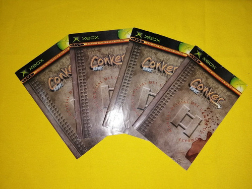 Manual Original Conker Live Reloaded Xbox Clasico En Español