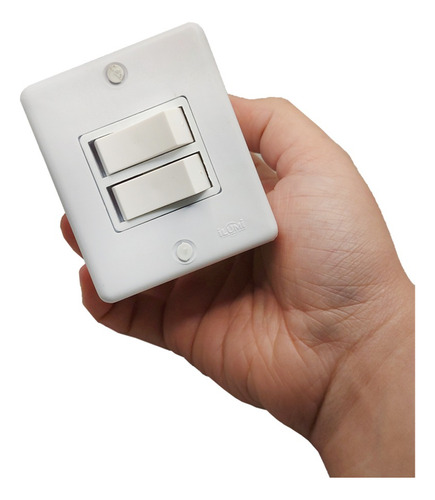 2 Interruptores Paralelo Sistema X Box Ilumi (6324) Cor Branco