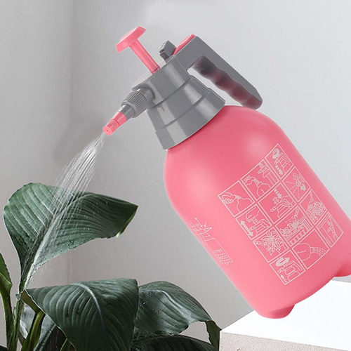 Bomba Portátil Para Jardim E Gramado, Pulverizador 2l Rosa