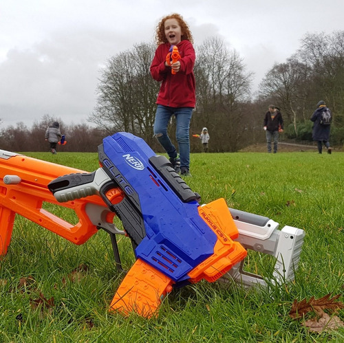 Lanzador Nerf Dardos N-strike Elite Rukkus Ics-8 Hasbro