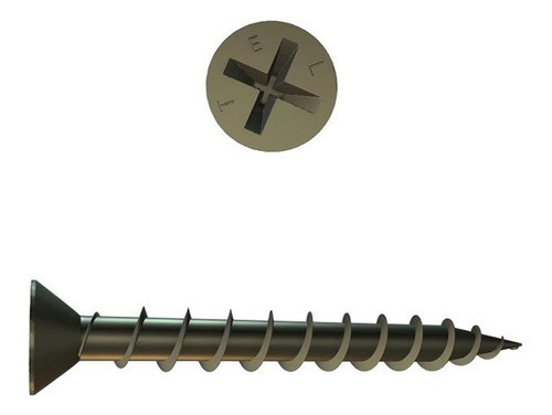 Imagen 5 de 6 de Tornillo Autoperforante Madera Fix 6x1 3/4 D X 400 U Tel Mm