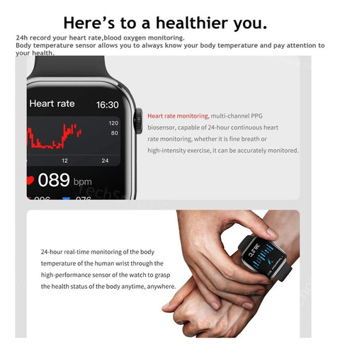 Nova Reloj Inteligente For Hombre, Bluetooth, For Llamadas,