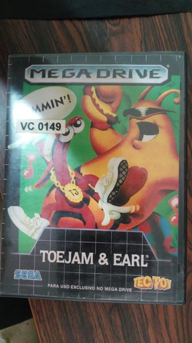 Jogo Mega Drive Toejam & Earl. (Usado)