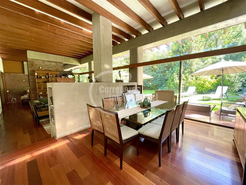 Moderna Y Exclusiva Casa En Cond Los Almendros 4 Dorm Piscin