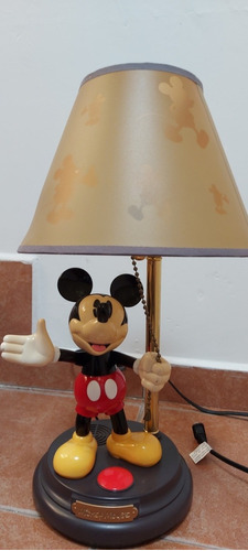 Antigua Lámpara Mickey Mouse Con Sonidos Y Movimiento Retro 