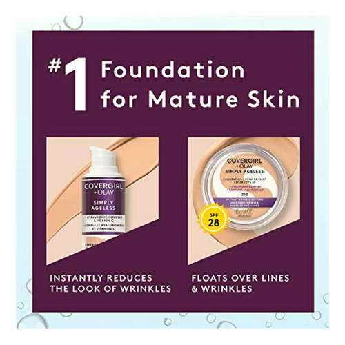 Covergirl Simply Ageless 3-in-1 Liquid Foundation, Soft