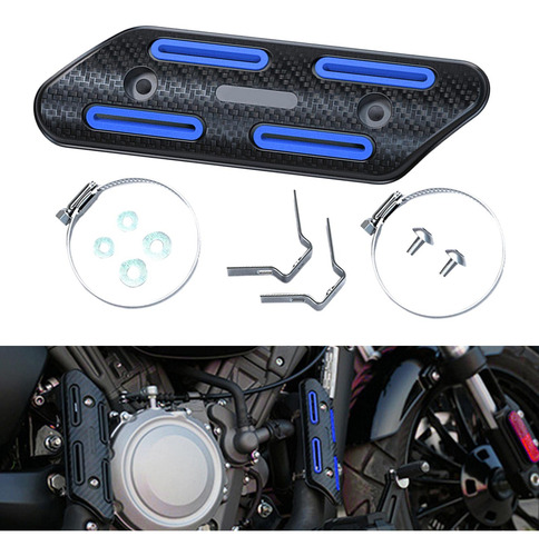 Protector Térmico Para Motocicleta, Cubierta Universal Azul