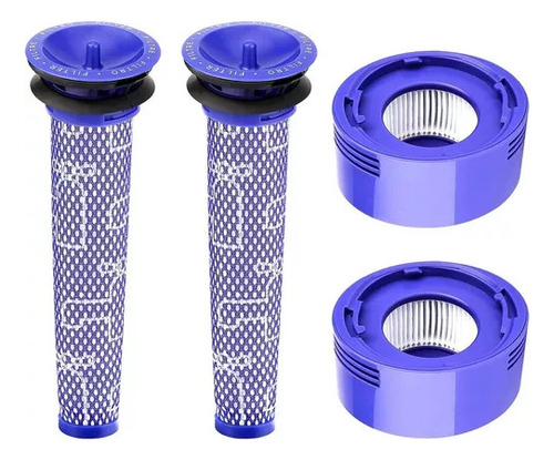 Paquete De 4 Filtros Para Dyson V7, V8 Animal Y V8 Absolute