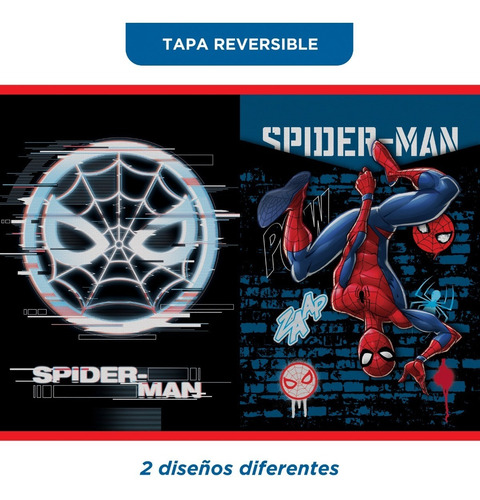 Imagen 5 de 8 de Cartuchera 2 Pisos Hombre Araña Spiderman Tapa Reversible