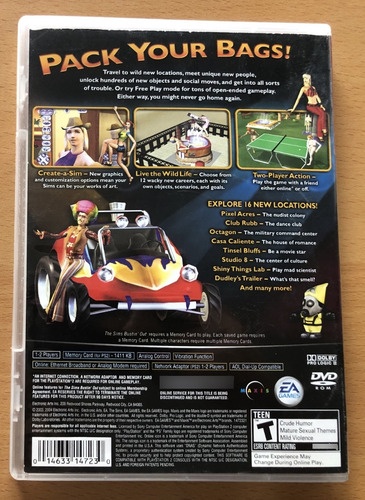 The Sims Bustin Out Usado Ps2 (Usado)